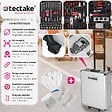TECTAKE - Caisse à outils 799 pièces noir - vignette