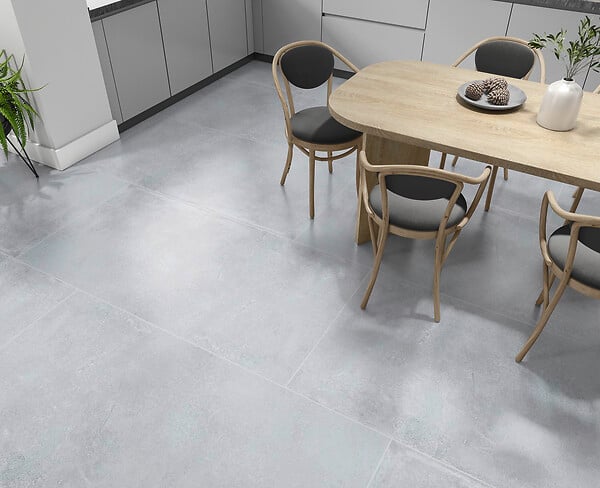 ECOCERAMIC - Sol d'intérieur Aston - Perla - 60x120cm - 1.44m2 - large