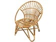 JARDILINE - Ensemble salon de jardin bohème, 2 fauteuils  rotin rond + table basse - Jardiline - vignette