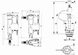 DUBOURGEL - Ensemble mécanisme de chasse DUAL 6 ave robinet flotteur SX - vignette