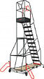 FIMM - Escabeau de rayonnage 12 marches à  immobilisation automatique 150 kg - FIMM - 830008817 - vignette