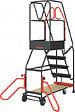 FIMM - Escabeau de rayonnage 5 marches à  immobilisation automatique 150 kg - FIMM - 830008810 - vignette