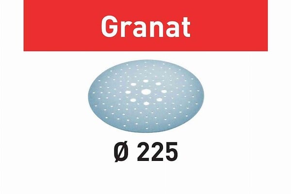 FESTOOL - Abrasifs Granat  pour ponceuse Planex - Grain 180 D.225 - Boîte de 25 - 205660 - large