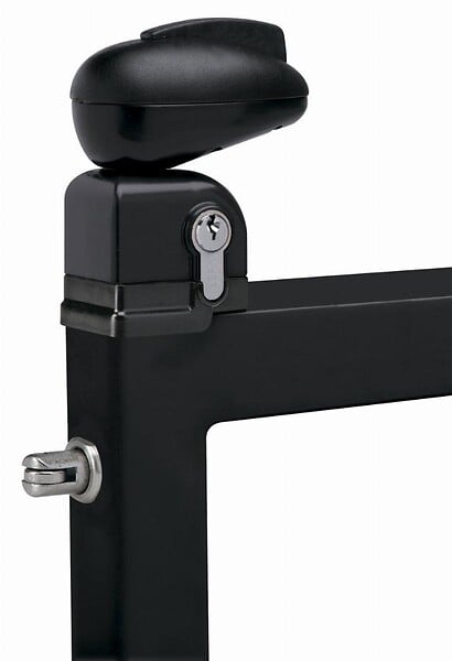 LOCINOX - Serrure Twist pour portillon de piscine LOCINOX - noir ral 9005 - TWIST 40 9005 - large