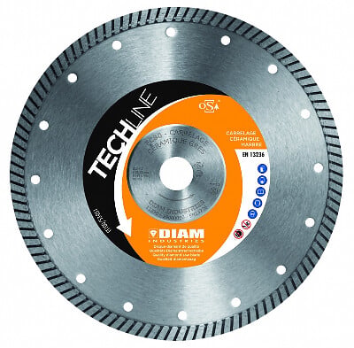 DIAM INDUSTRIES - Disque Diamant DIAM INDUSTRIES FC80 carrelage - céramique - marbre - large
