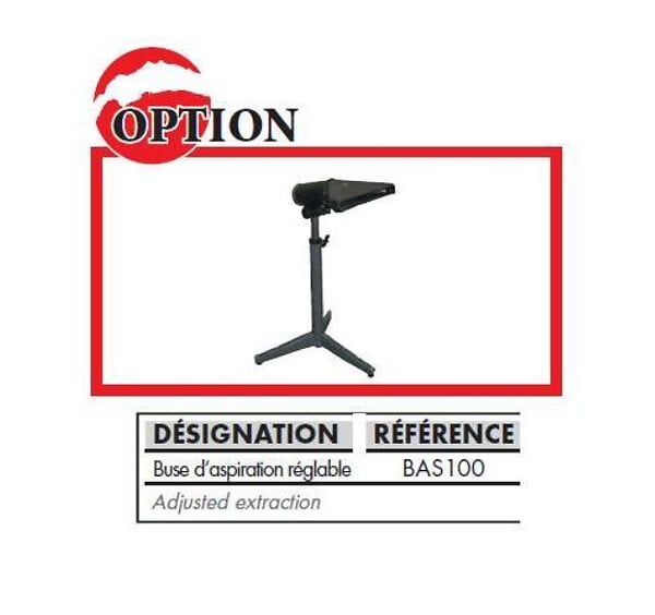 LEMAN - Buse d'aspiration réglable sur pied pour tab - LEMAN - BAS100 - large