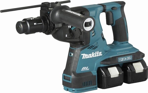 MAKITA - Perfo-burineur SDS-Plus 36 V => 2 x 18 V Li-Ion 5 Ah 28 mm  - 2 batteries, chargeur, coffret - DHR283T2JU - large