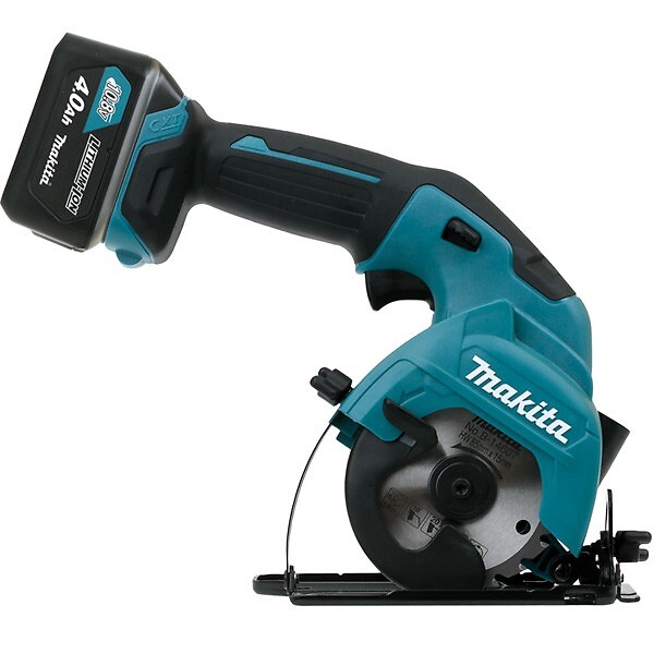 MAKITA - Scie circulaire 10.8V CXT Ø85 mm -  - avec 2 batteries 12V 4.0Ah - chargeur - MakPac - HS301DSMJ - large