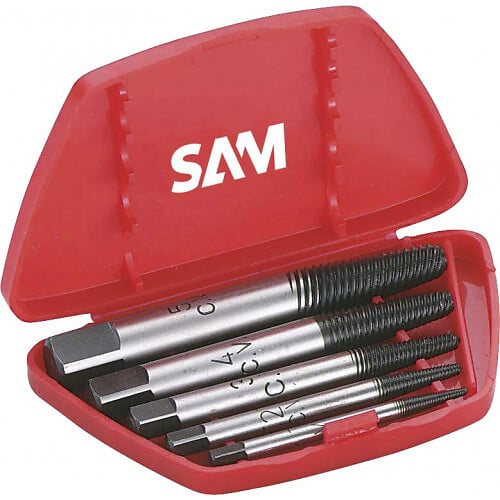 SAM OUTILLAGE - Coffret de 5 extracteurs hélicoïdaux - SAM OUTILLAGE - 761-C-5 - large