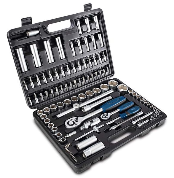 SCHEPPACH - Caisse à outils pour clés à douilles SCHEPPACH TB94 - 94 pcs - 5909307900 - large