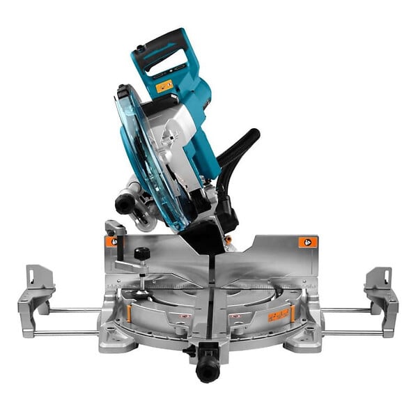MAKITA - Scie radiale Ø 305 mm 2x5Ah 18V LXT ®MAKITA  DLS211PT2U chargeur double + puce AWS - large