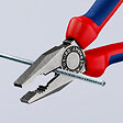 CENTRALE BRICO - Pince universelle 180mm avec tranchant - Bi-matière - Tête polie KNIPEX - 302180 - vignette
