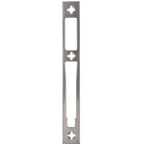STREMLER - Gâche 10-2 épaisseur 6 mm pour pêne dormant demi-tour et pêne dormant et rouleau - 2839 - large