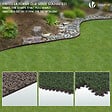 VOUNOT - Bordure de jardin PVC flexible 40m avec piquets marron - vignette