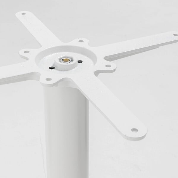 OVIALA - Pied de table haut en acier et fonte blanc Dover - Dover - large