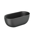 STANO - Baignoire îlot design ovale LISBON noir mat 150 cm - vignette