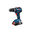 BOSCH - Pack BOSCH Perceuse - visseuse sans fil GSB 18V-55 + Meuleuse GWS 18V-7 + 2 batteries 4.0Ah 18V + chargeur + sac à outils - vignette