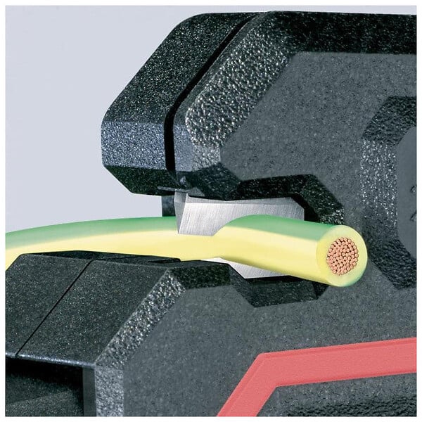 KNIPEX - Pince à dénuder automatique KNIPEX 12 62 180 de 0,2 à 6mm² - large