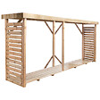 CERLAND - ABRI BUCHES BOIS XXL 320X89X183CM - vignette