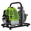 VITO - Pompe à eau thermique 43 cm3 Raccords 50mm Débit 6500 L/h Eaux usées Kit de10m Tuyaux inclus  VITO - vignette
