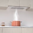 CIARRA - CIARRA Hotte Encastrable 60cm Groupe Filtrant 650m³/h 3 Vitesses Recyclage ou Evacuation Inox CD6926AS - vignette