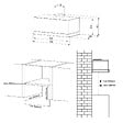 CIARRA - CIARRA Hotte Encastrable 60cm Groupe Filtrant 650m³/h 3 Vitesses Recyclage ou Evacuation Inox CD6926AS - vignette