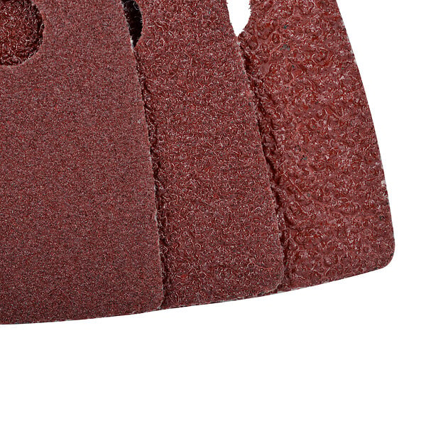 Lot de 15 patin abrasif triangle agripant 93 mm 6 trous grain - large