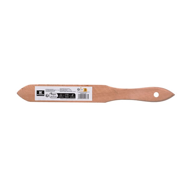 MC KENZIE - Brosse avec manche en bois - Fil laiton - Lot de 4 - large