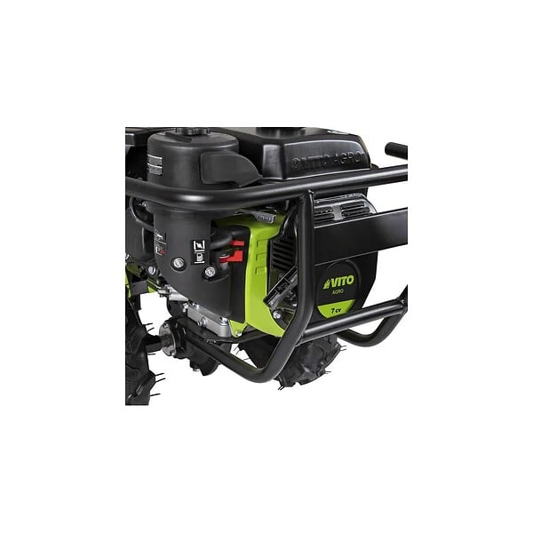 VITO - Motoculteur à essence Moteur 4T 7CV 212 cm3 Motobineuse Thermique avec Fraises double sens VITO - large