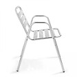 OVIALA - Lot 4 fauteuils de jardin aluminium gris - Nothing Hill - vignette
