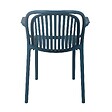 OVIALA - Fauteuil de terrasse bleu canard - Copenhague - vignette