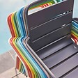 OVIALA - Fauteuil de jardin en métal argile - Palavas - vignette