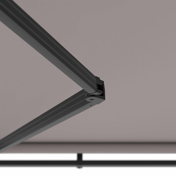 OVIALA - Store banne semi-intégral 2,5x2m en aluminium taupe - Brehat - large