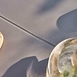 OVIALA - Table de jardin extensible en aluminium gris 10 places - Albi - vignette