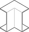 OBO BETTERMANN - Angle intérieur MS 22X10mm REHAU 265776 - vignette
