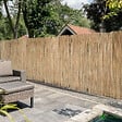 VOUNOT - Canisse en roseau naturel Brise vue avec attaches de fixation 140x300cm - vignette