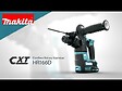MAKITA - Marteau Perforateur Makita Hr166dsmj Sds+ Cxt (2x4ah) - vignette