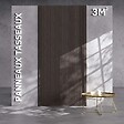 MON MARCHE DECO - Lot de 2 Panneaux Tasseaux Bois - Noyer Feutre Blanc - 3 m² - vignette