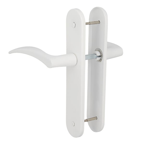 CHRISLIGNE - Ens.beq/plaq bdc azur alu laque blanc - large