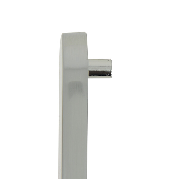 LINEA - Ens pg alu/plaq acier cyl 1 cote pilier tolbiac nickel mat b - large