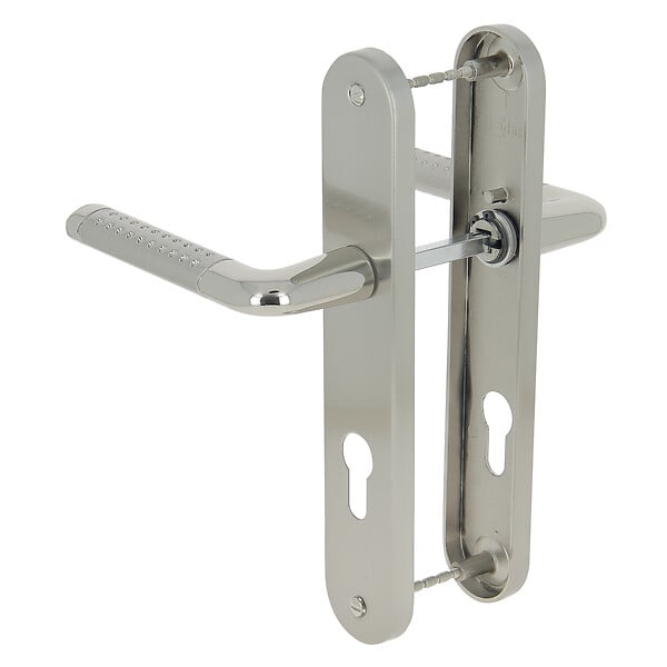 LINEA - Ens pg alu/plaq acier cyl 1 cote pilier tolbiac nickel mat b - large