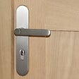 CHRISLIGNE - Ens poig alum/plaq acier cyl meudon k nickel satine mat - vignette