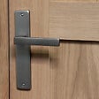 CHRISLIGNE - Ens poig/plaq 195 bdc joffrin alum finition inox velours - vignette
