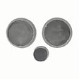 CHRISLIGNE - Kit poign rond a encast 2cuvettes 1 doigt zamak canon fusil - vignette