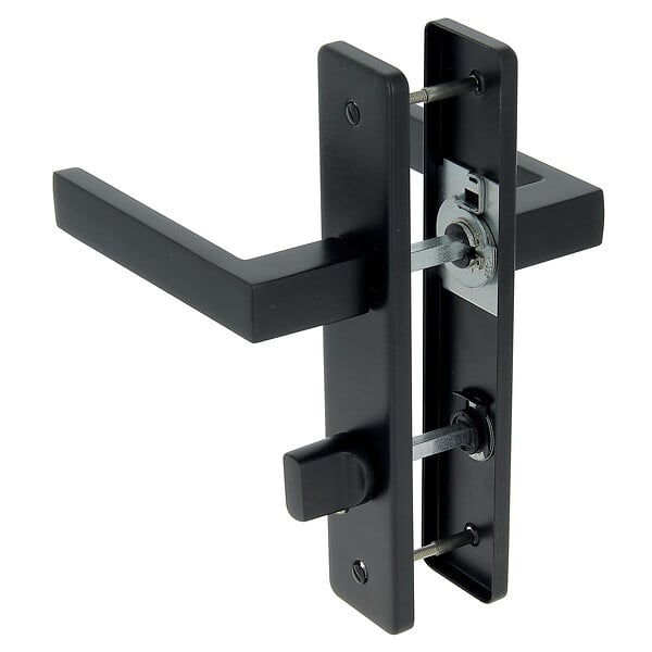 CHRISLIGNE - Ens poig alu/plaq acier 165mm cddc joffrin noir mat - large