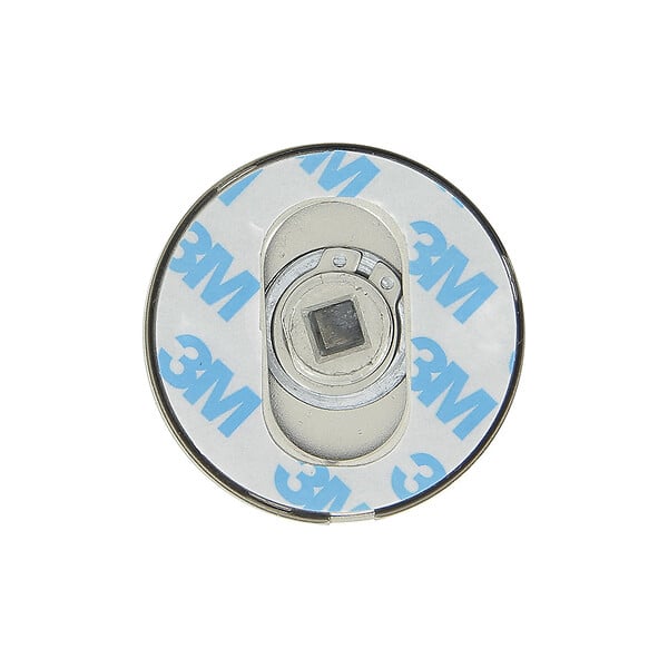 CHRISLIGNE - 2 rosaces adh d.52 cddc acier nickel satine mat - large