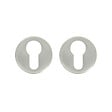 CHRISLIGNE - 2 rosaces adhesives d.45 cylindre nickel mat - vignette