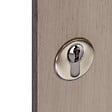 CHRISLIGNE - 2 rosaces adhesives d.45 cylindre nickel mat - vignette