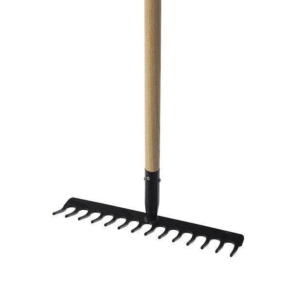 PROGARDEN - Râteau 14 dents acier-bois 143cm - large