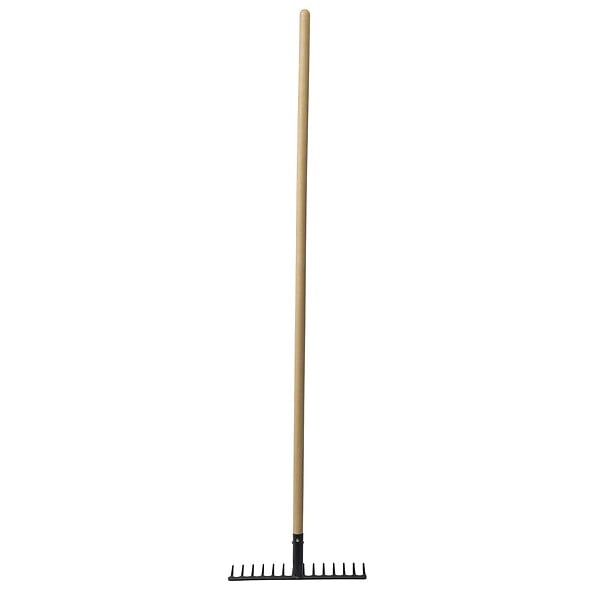 PROGARDEN - Râteau 14 dents acier-bois 143cm - large